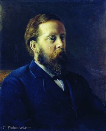 WikiOO.org - Encyclopedia of Fine Arts - Maleri, Artwork Aleksei Ivanovich Korzukhin - Portrait of the A.V. Vysheslavtsev