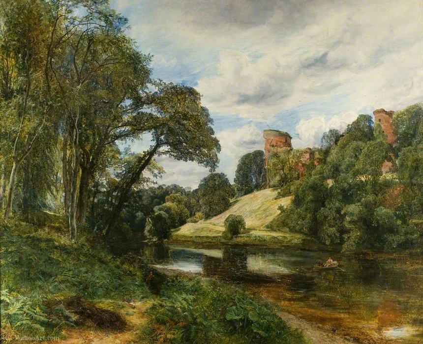 WikiOO.org - Encyclopedia of Fine Arts - Maleri, Artwork Alexander Junior Fraser - Bothwell castle