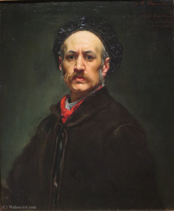 WikiOO.org - Encyclopedia of Fine Arts - Lukisan, Artwork Alfred Dehodencq - Self portrait