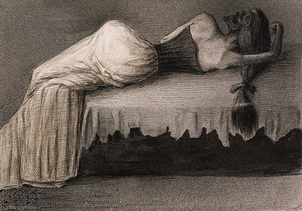 Wikioo.org – L'Encyclopédie des Beaux Arts - Peinture, Oeuvre de Alfred Kubin - La balle fantôme