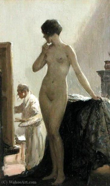 Wikioo.org – L'Encyclopédie des Beaux Arts - Peinture, Oeuvre de Allan Douglas Davidson - La pose