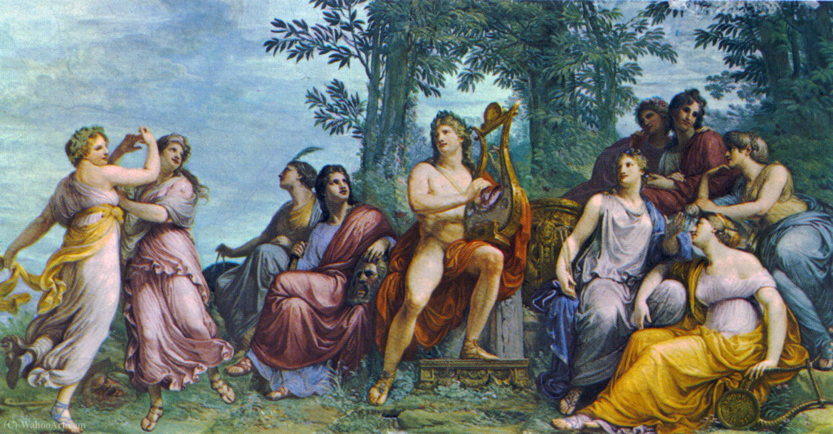 WikiOO.org - Encyclopedia of Fine Arts - Maleri, Artwork Andrea Appiani - Parnassus