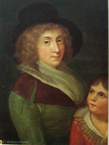 WikiOO.org - Encyclopedia of Fine Arts - Maleri, Artwork Andrea Appiani - Ritratto di Giulia Beccaria e suo figlio Alessandro Manzoni bambino
