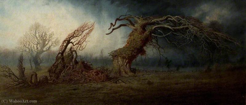 WikiOO.org - Encyclopedia of Fine Arts - Maľba, Artwork Andrew Maccallum - The blasted tree