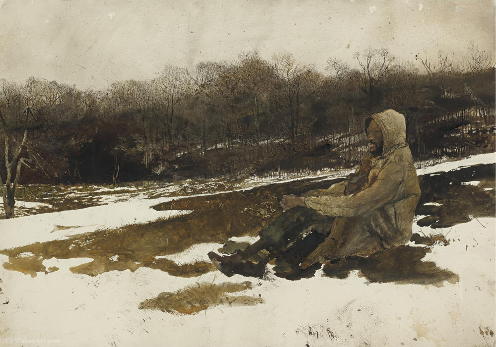WikiOO.org - Enciklopedija likovnih umjetnosti - Slikarstvo, umjetnička djela Andrew Wyeth - Army surplus