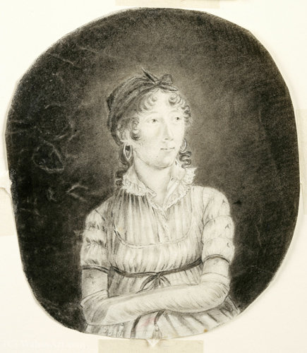 Wikioo.org - The Encyclopedia of Fine Arts - Painting, Artwork by Anne Marguerite Hyde De Neuville - Self portrait