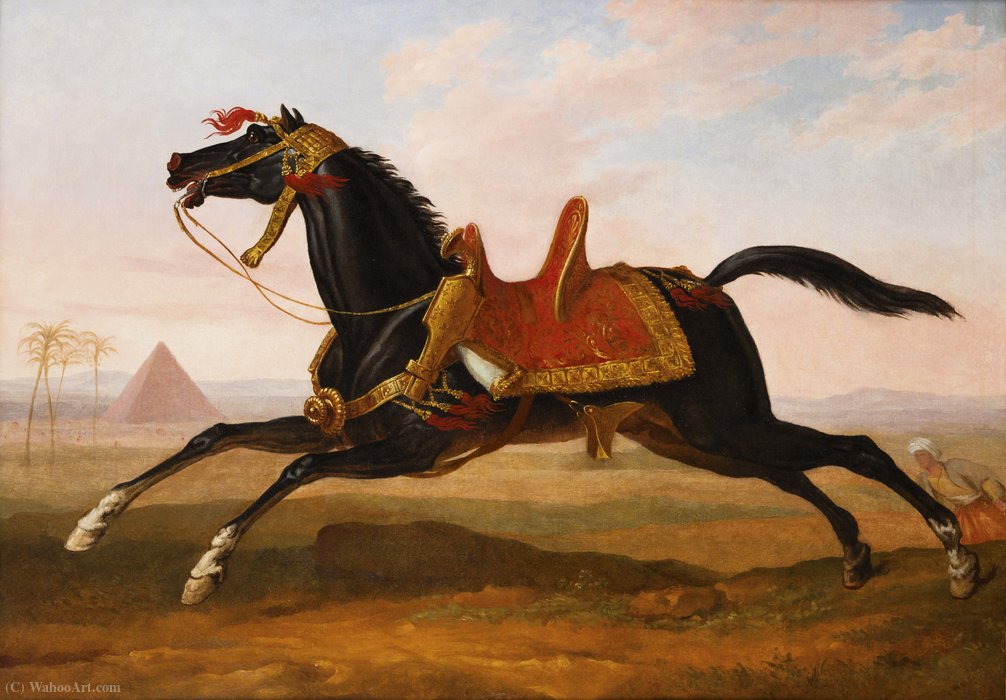 Wikioo.org – La Enciclopedia de las Bellas Artes - Pintura, Obras de arte de Antoine Charles Horace Vernet Aka Carle Vernet - Mameluco caballo