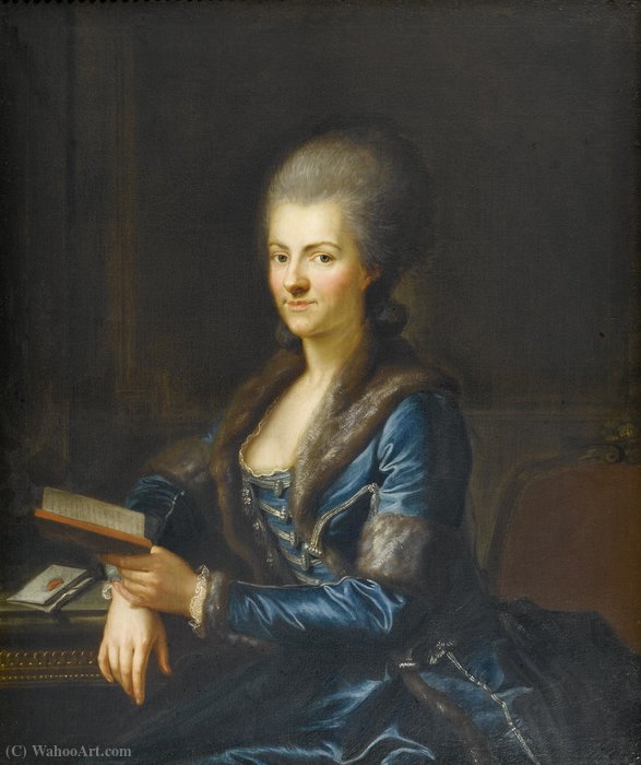 Wikioo.org - The Encyclopedia of Fine Arts - Painting, Artwork by Anton Graff - Portrait of Elisabeth Sulzer