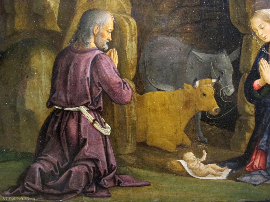 WikiOO.org - Encyclopedia of Fine Arts - Malba, Artwork Antoniazzo Romano - Nativity