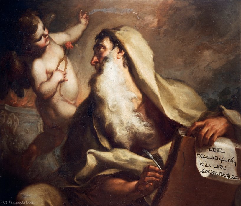 Wikioo.org - The Encyclopedia of Fine Arts - Painting, Artwork by Antonio Balestra - Prophet isaiah