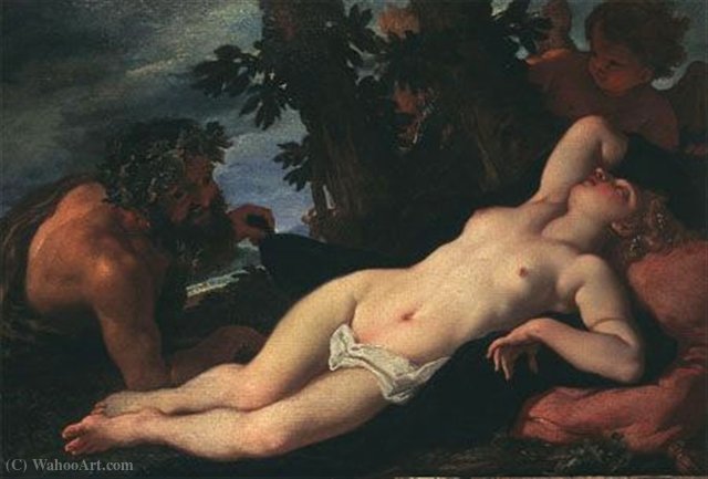 Wikioo.org - The Encyclopedia of Fine Arts - Painting, Artwork by Antonio Bellucci - Bacchus and Ariane