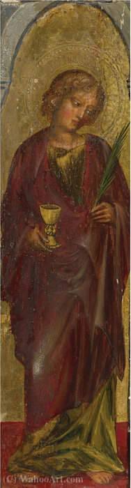 Wikioo.org – L'Encyclopédie des Beaux Arts - Peinture, Oeuvre de Antonio Da Fabriano - Saint Jean l Evangéliste