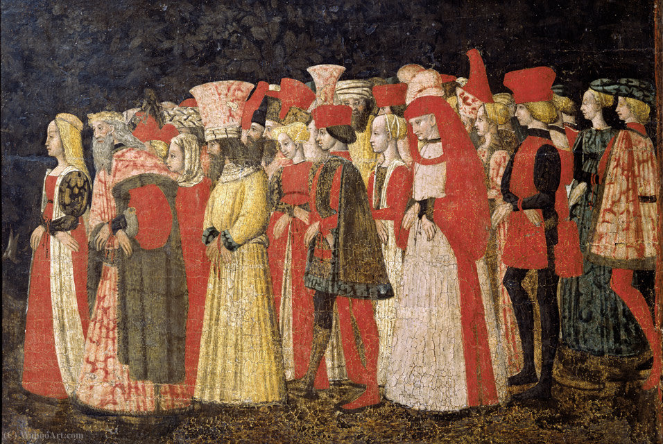 WikiOO.org - Encyclopedia of Fine Arts - Maľba, Artwork Apollonio Di Giovanni (Apollonio Di Tomaso) - Love procession