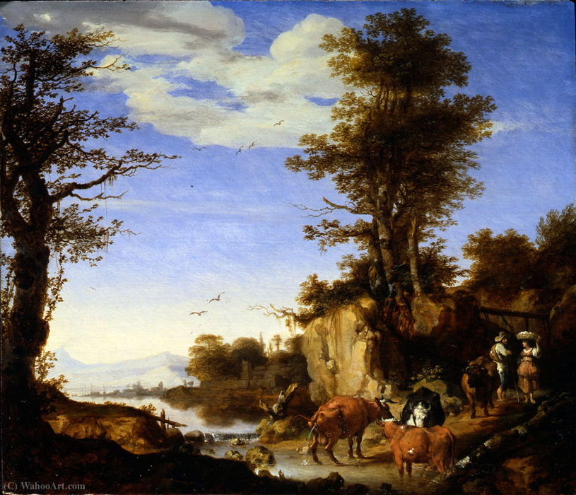 Wikioo.org – L'Encyclopédie des Beaux Arts - Peinture, Oeuvre de Arie De Vois - Bovins pièce.
