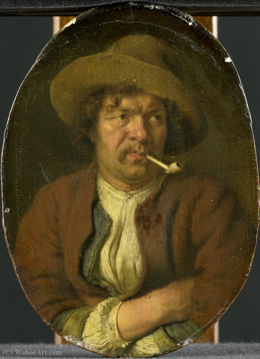 Wikioo.org - The Encyclopedia of Fine Arts - Painting, Artwork by Arie De Vois - the Smoker