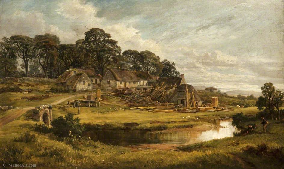WikiOO.org - אנציקלופדיה לאמנויות יפות - ציור, יצירות אמנות Arthur Perigal - Village of Langshaw