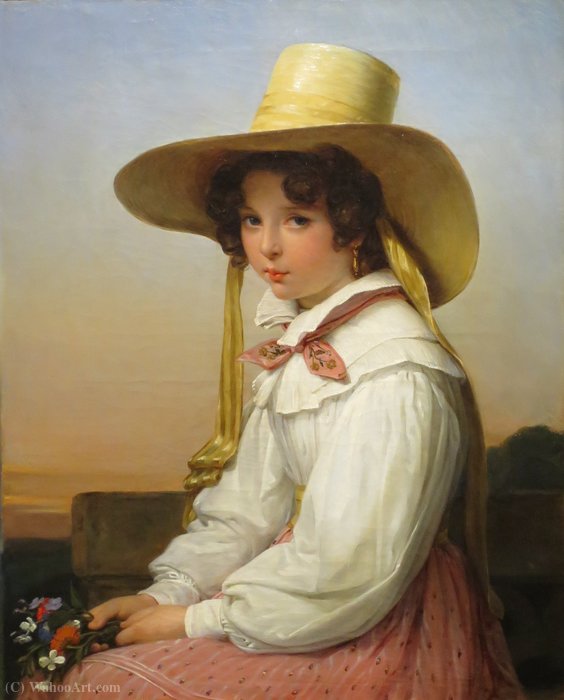 Wikioo.org - The Encyclopedia of Fine Arts - Painting, Artwork by Auguste Jean Baptiste Vinchon - Nency destouches