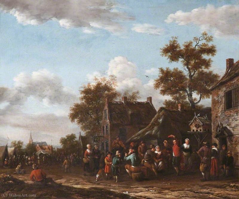 Wikioo.org - The Encyclopedia of Fine Arts - Painting, Artwork by Barend Gael Or Gaal - A village fair