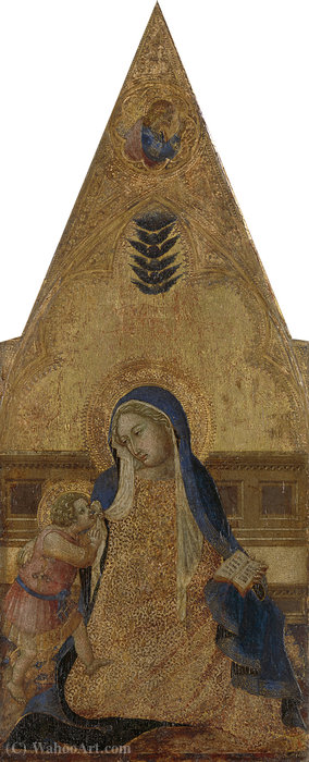 WikiOO.org - Enciklopedija dailės - Tapyba, meno kuriniai Bartolommeo Bulgarini - Madonna of Humility