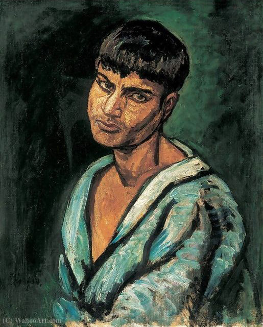 Wikioo.org - The Encyclopedia of Fine Arts - Painting, Artwork by Bela Onodi - Gypsy boy (1910)