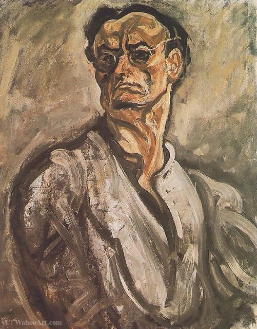 WikiOO.org - Encyclopedia of Fine Arts - Maľba, Artwork Bela Onodi - Self portrait (1910s)