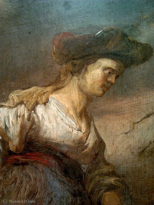 Wikioo.org - The Encyclopedia of Fine Arts - Painting, Artwork by Benjamin Gerritsz Cuyp - Christ and the Samaritan woman (detail).