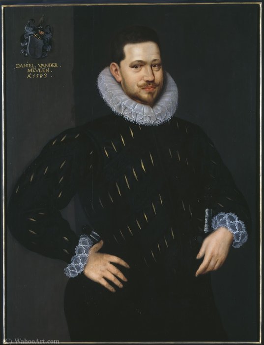 Wikioo.org - The Encyclopedia of Fine Arts - Painting, Artwork by Bernaert De Ryckere - Portrait of Daniël van der Meulen