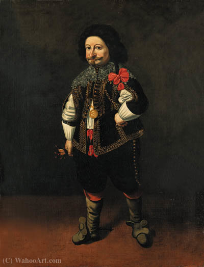 Wikioo.org - The Encyclopedia of Fine Arts - Painting, Artwork by Carlo Ceresa - Portrait of a dwarf