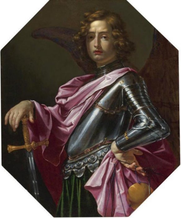 Wikioo.org - The Encyclopedia of Fine Arts - Painting, Artwork by Cesare Dandini - Archangel michael