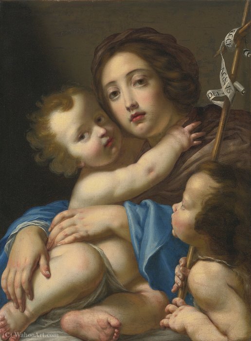 Wikioo.org – L'Encyclopédie des Beaux Arts - Peinture, Oeuvre de Cesare Dandini - Madonna et l enfant