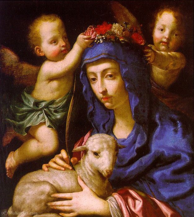 Wikioo.org – L'Enciclopedia delle Belle Arti - Pittura, Opere di Cesare Dandini - Santa Inés