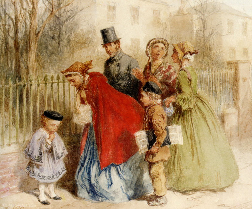 WikiOO.org - אנציקלופדיה לאמנויות יפות - ציור, יצירות אמנות Charles Green - The lost child