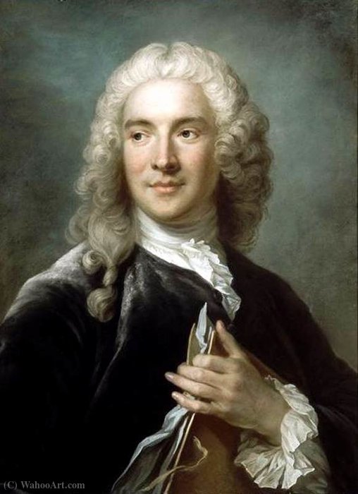 WikiOO.org - Encyclopedia of Fine Arts - Maalaus, taideteos Charles Joseph Natoire - Portrait of Charles-Joseph Natoire