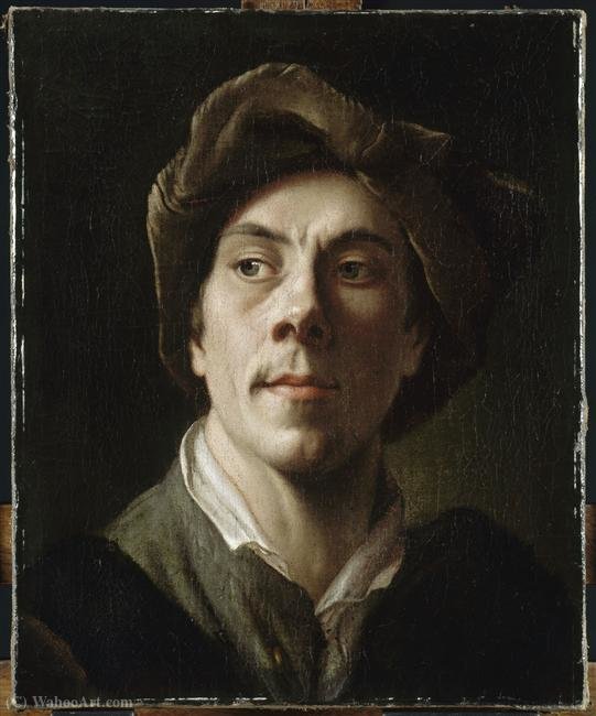 WikiOO.org - Encyclopedia of Fine Arts - Maleri, Artwork Christian Seybold - Self portrait