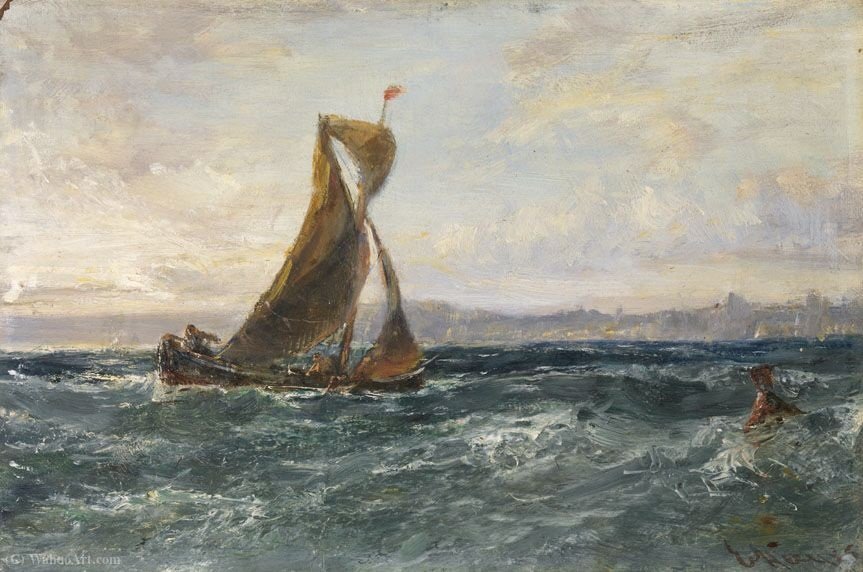 Wikioo.org - สารานุกรมวิจิตรศิลป์ - จิตรกรรม Claude Hayes - A View of Dublin Bay