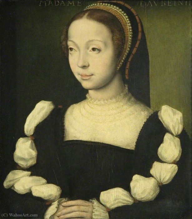 WikiOO.org - Енциклопедия за изящни изкуства - Живопис, Произведения на изкуството Corneille De Lyon - Portrait of a Lady