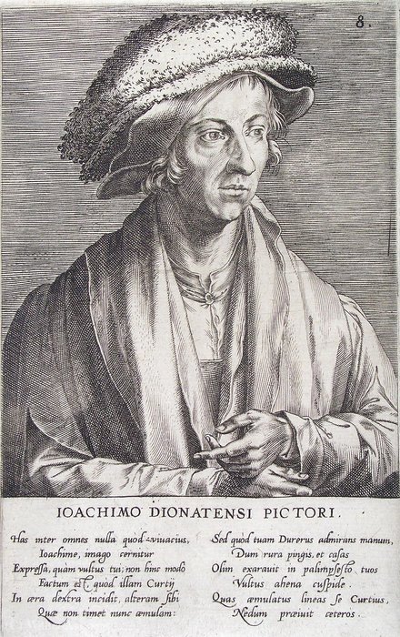 WikiOO.org - 백과 사전 - 회화, 삽화 Cornelis Cort - Portrait of Joachim Patinir