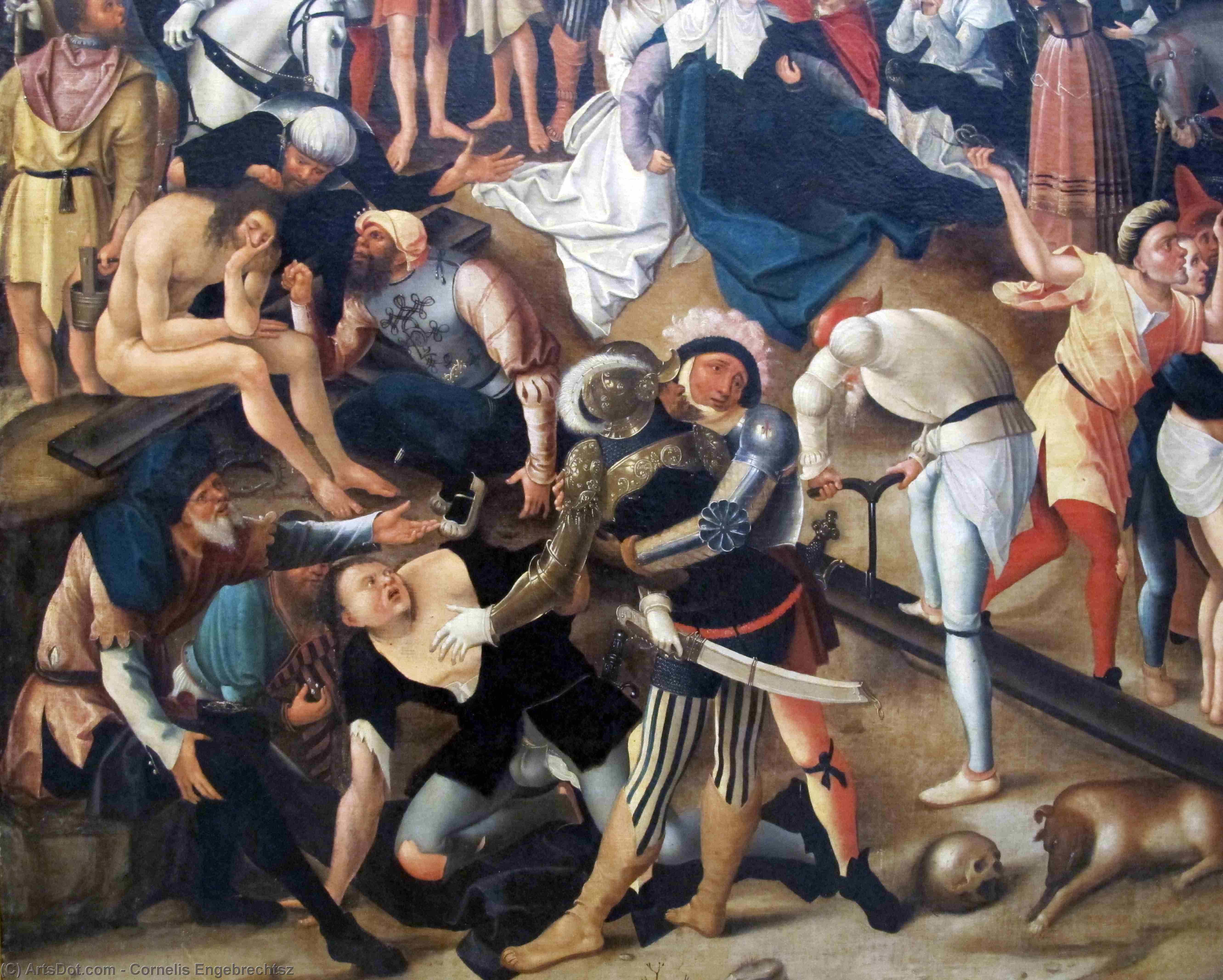 Wikioo.org – L'Encyclopédie des Beaux Arts - Peinture, Oeuvre de Cornelis Engebrechtsz - Passion au  jésus christ
