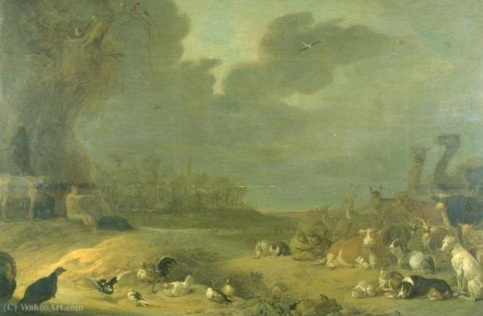 WikiOO.org - Enciclopedia of Fine Arts - Pictura, lucrări de artă Cornelis Saftleven (Cornelis Zachtleven) - Paradise