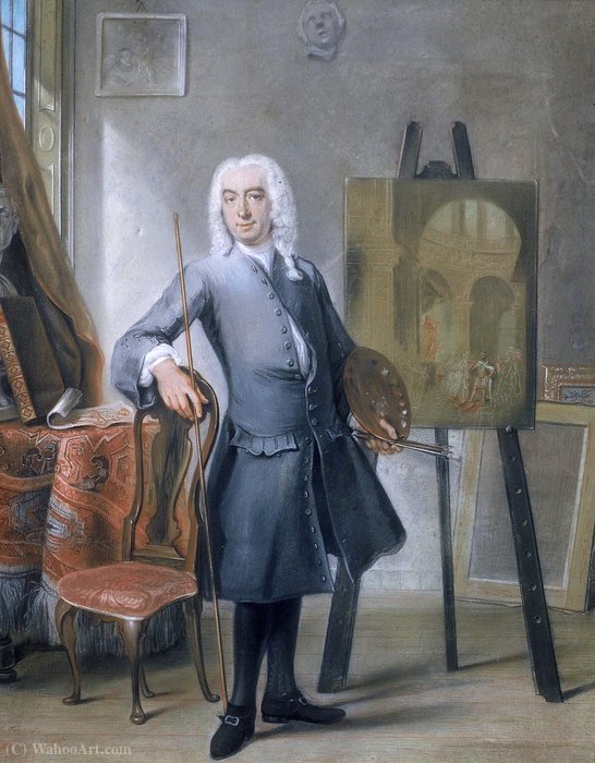 WikiOO.org - Enciklopedija dailės - Tapyba, meno kuriniai Cornelis Troost - Self portrait