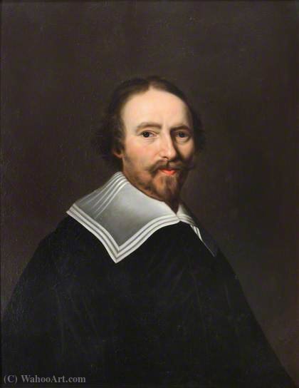 WikiOO.org - Enciklopedija dailės - Tapyba, meno kuriniai Cornelius The Elder Jonson Van Ceulen - Portrait of William Fanshawe
