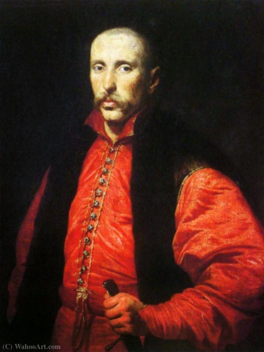 Wikioo.org - The Encyclopedia of Fine Arts - Painting, Artwork by Daniel Ii Schultz - Portrait of Stanisław Krasiński.