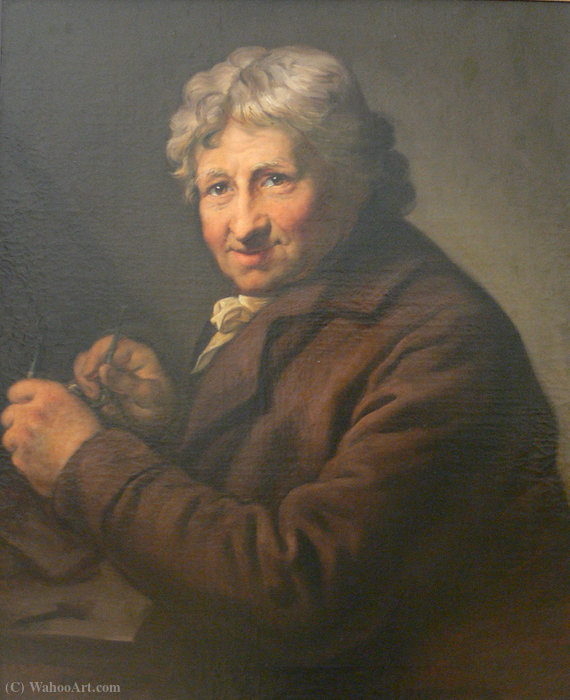 Wikioo.org - The Encyclopedia of Fine Arts - Painting, Artwork by Daniel Nikolaus Chodowiecki - Portrait of Daniel Chodowiecki