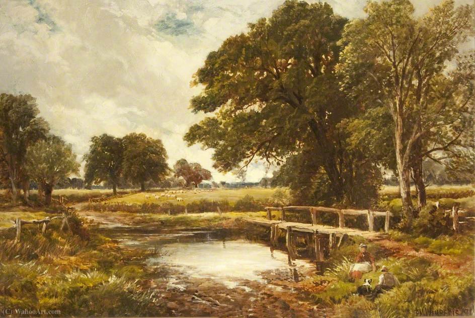 Wikioo.org - The Encyclopedia of Fine Arts - Painting, Artwork by Edmund Morison Wimperis - A hampshire ford