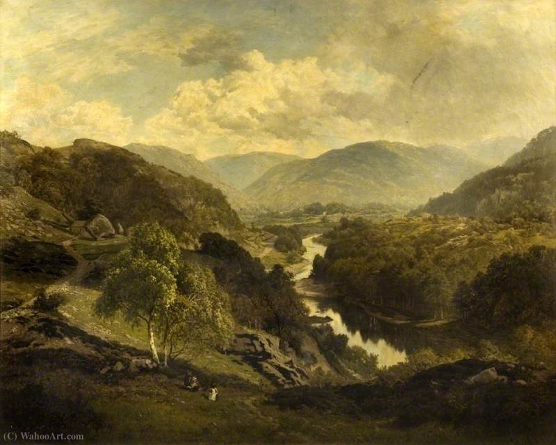 Wikioo.org - The Encyclopedia of Fine Arts - Painting, Artwork by Edward Henry Holder - Borrowdale, cumbria