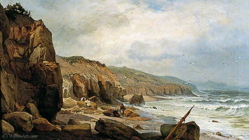 Wikioo.org - The Encyclopedia of Fine Arts - Painting, Artwork by Edward Henry Holder - Cornelian bay, scarborough
