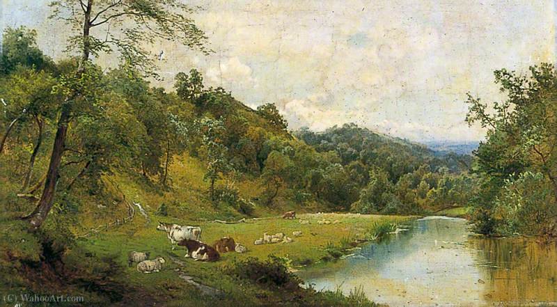 Wikioo.org - The Encyclopedia of Fine Arts - Painting, Artwork by Edward Henry Holder - Hackness Wood, near Scarborough