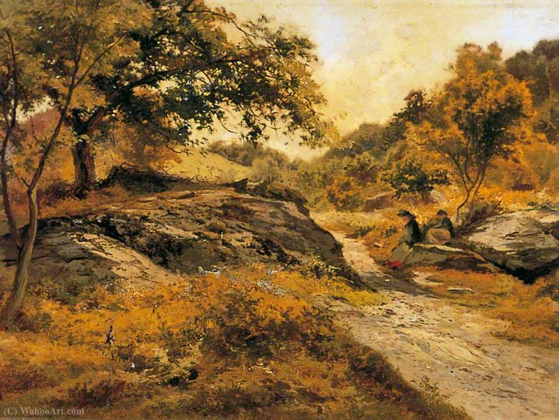 Wikioo.org - The Encyclopedia of Fine Arts - Painting, Artwork by Edward Henry Holder - On the Road to Llyn Elsi, Betws-y-Coed