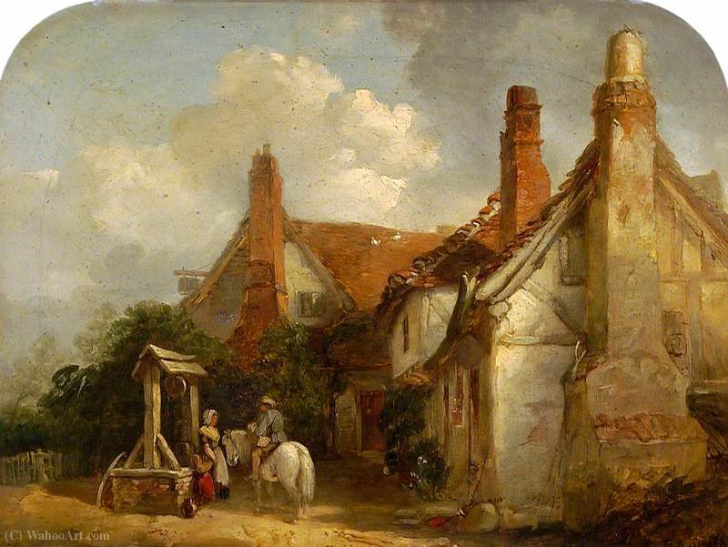 Wikioo.org - The Encyclopedia of Fine Arts - Painting, Artwork by Edward Robert Smythe - The old gardener's arms