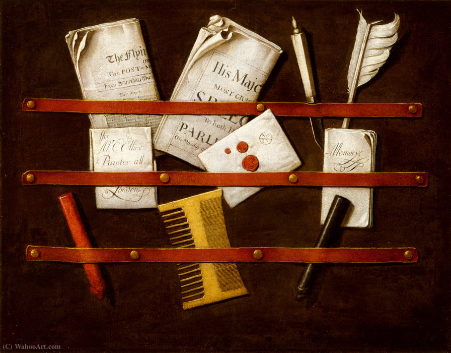 Wikioo.org - The Encyclopedia of Fine Arts - Painting, Artwork by Edwart Collier (Evert Colyer) - Still life